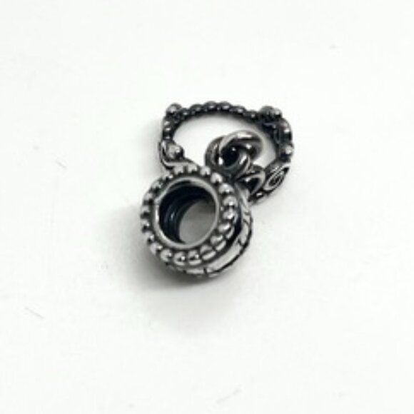 PANDORA 925 ALE CROWN MY PRINCESS CHARM STERLING SILVER TIARA HEART BEAD - Picture 10 of 13